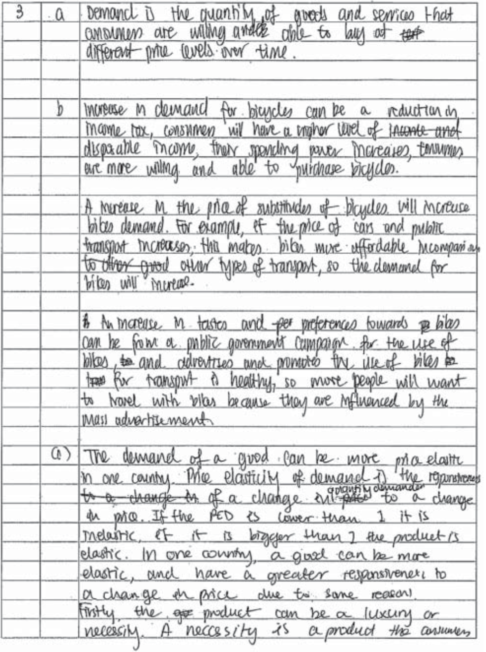 Example Candidate Responses (Standards Booklet)